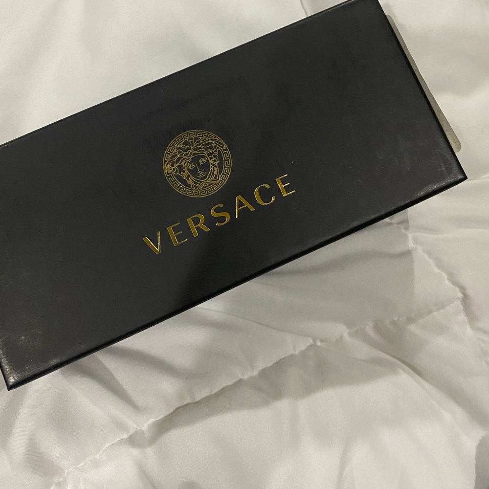 Versace white sunglasses